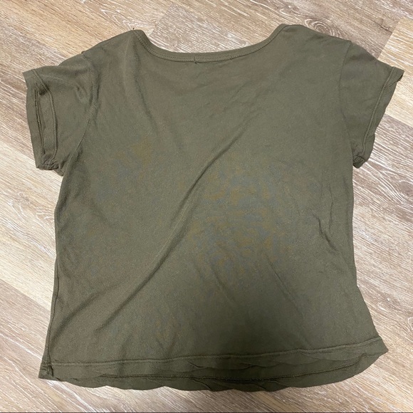 Brandy Melville | One Size | Olive Crop Top - Picture 8 of 8